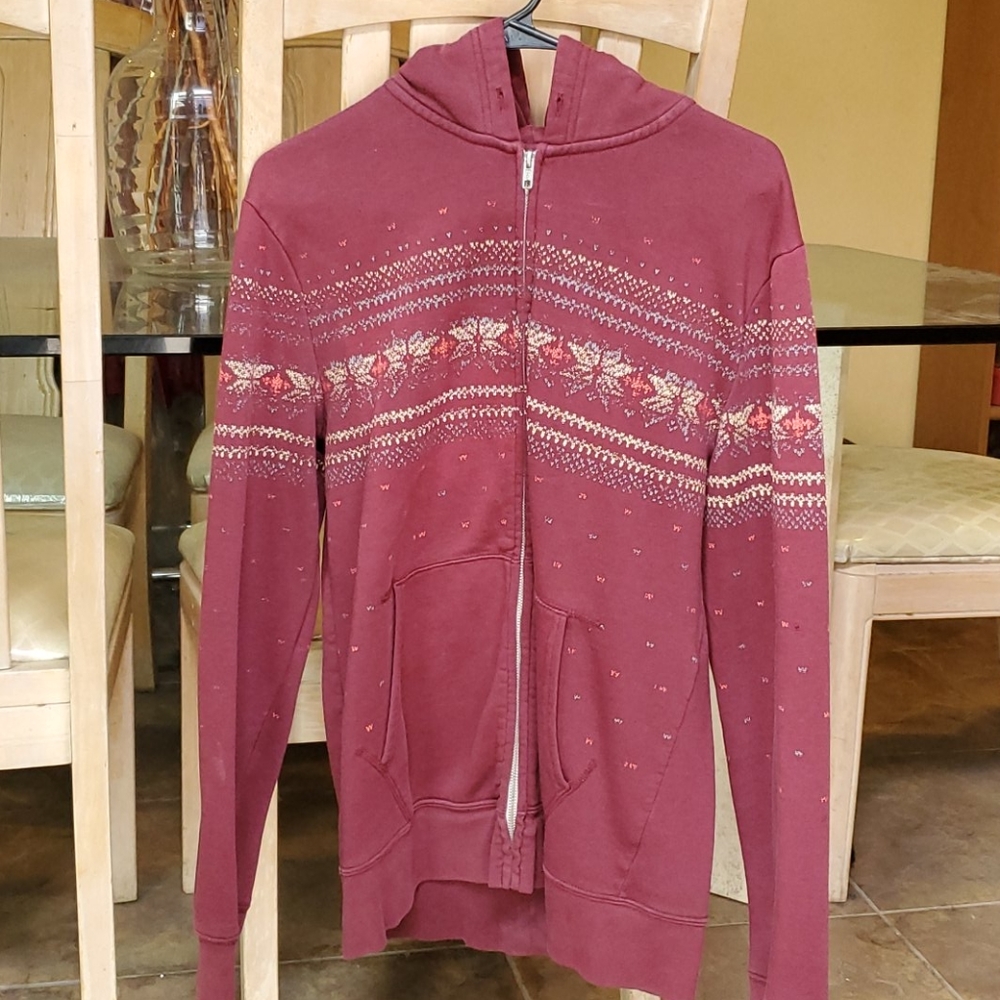Burgundy Christmas Hoodie